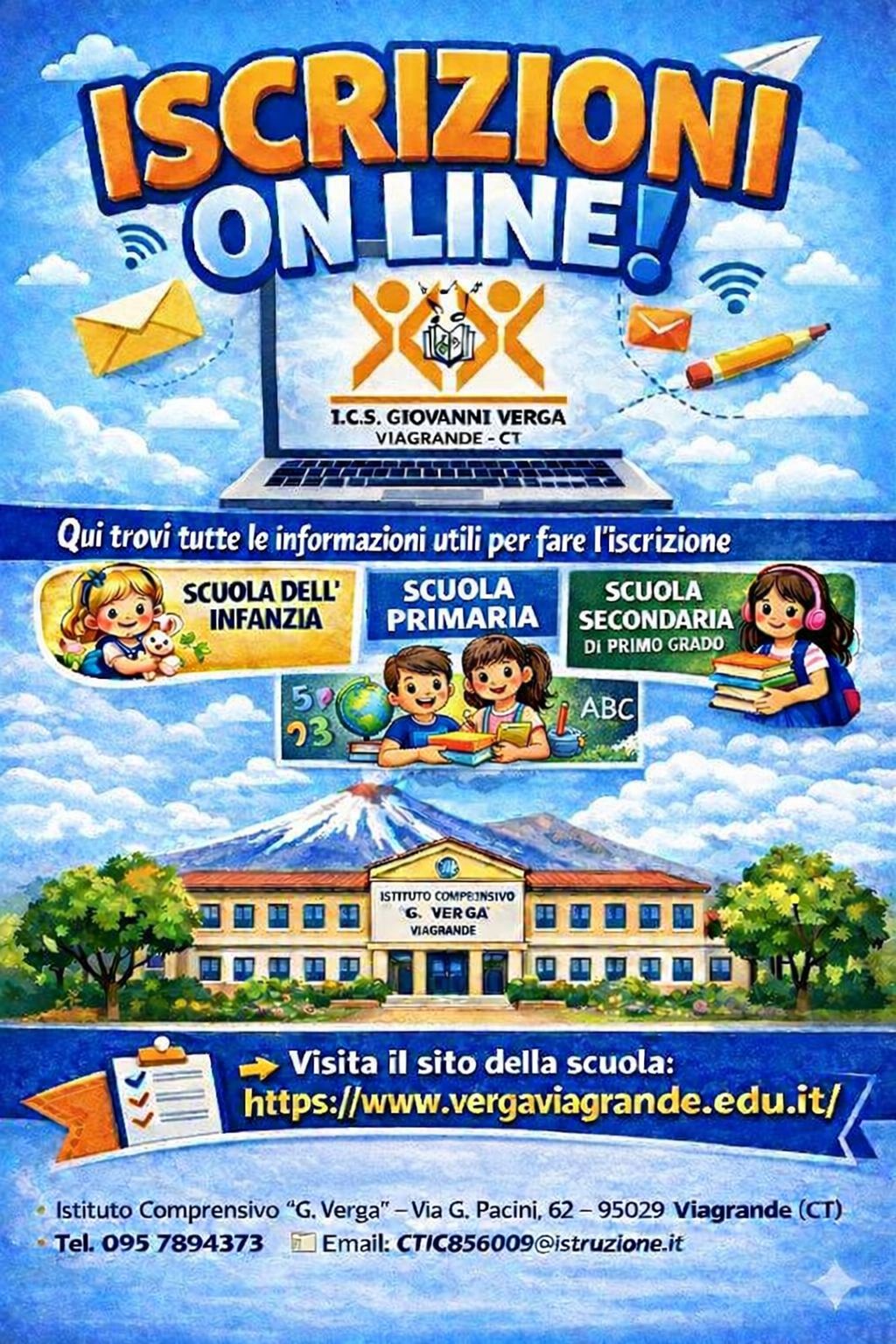 Iscrizioni 2026/27 Orario segreteria didattica